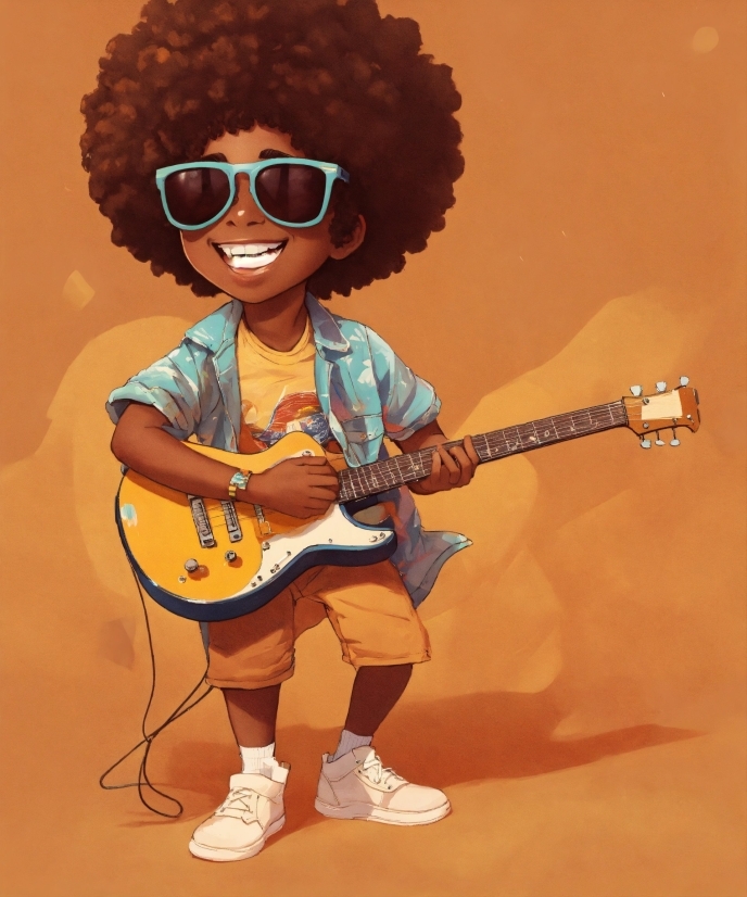Glasses, Hairstyle, Jheri Curl, Vision Care, Musical Instrument, Sunglasses