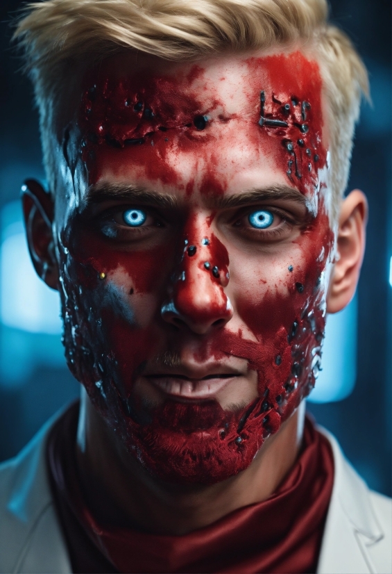 Goku Poster, Eyebrow, Mouth, Eyelash, Zombie, Jaw