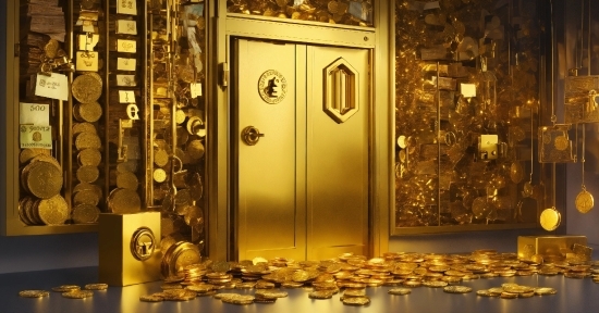 Gold, Amber, Building, Wood, Door, Interior Design
