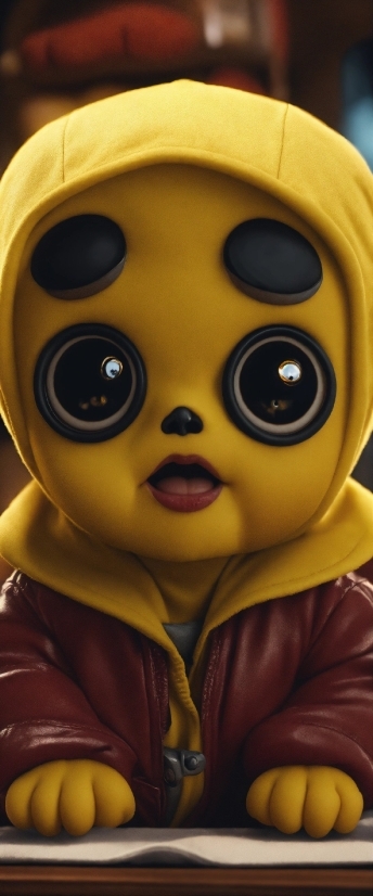 Graphic Design To Ux Design, Nose, Cheek, Eye, Yellow, Toy