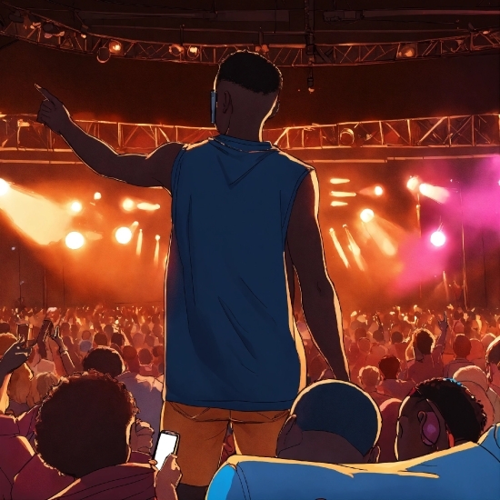 Graphic Writing App, Outerwear, Orange, Entertainment, Music, Performing Arts