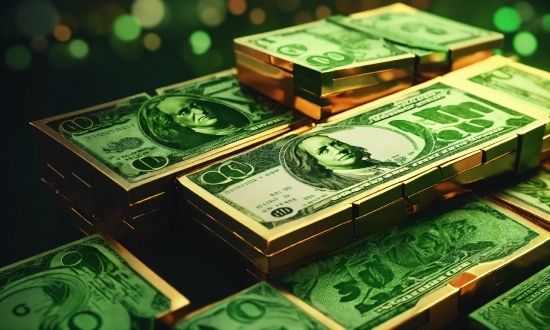 Green, Dollar, Banknote, Money Handling, Currency, Money
