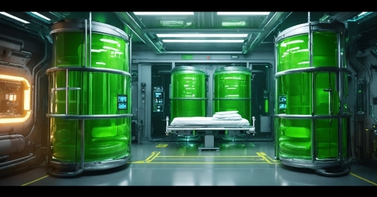 Green, Fluid, Drink, Liquid, Tin, Cylinder