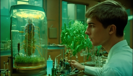Green, Organism, Terrestrial Plant, Pet Supply, Science, Glass