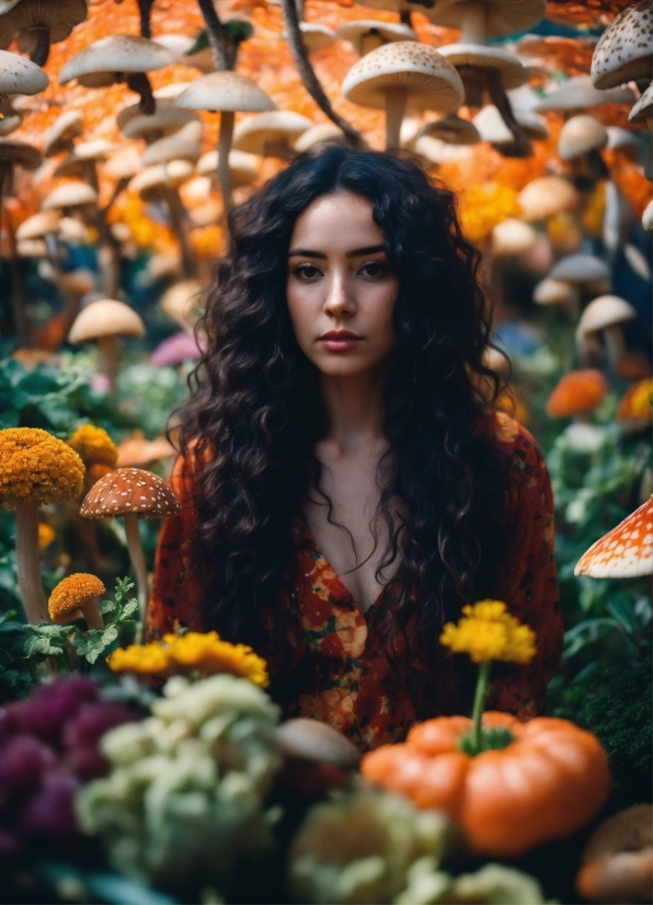 Hair, Flower, Photograph, Eye, Plant, People In Nature