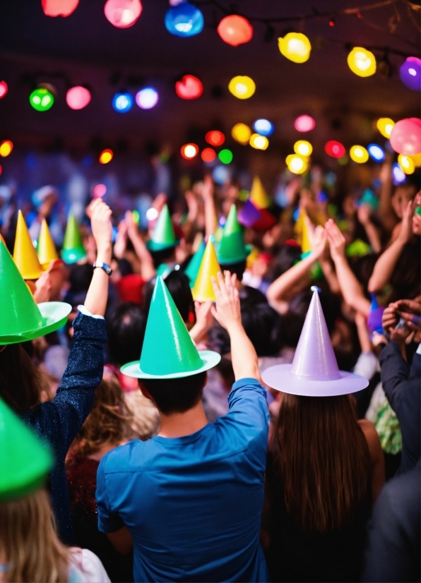 Hat, Green, Celebrating, Lighting, Entertainment, Gesture