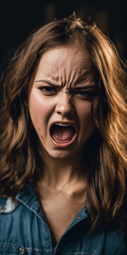 Horror Movie Prints, Nose, Mouth, Blue, Jaw, Flash Photography