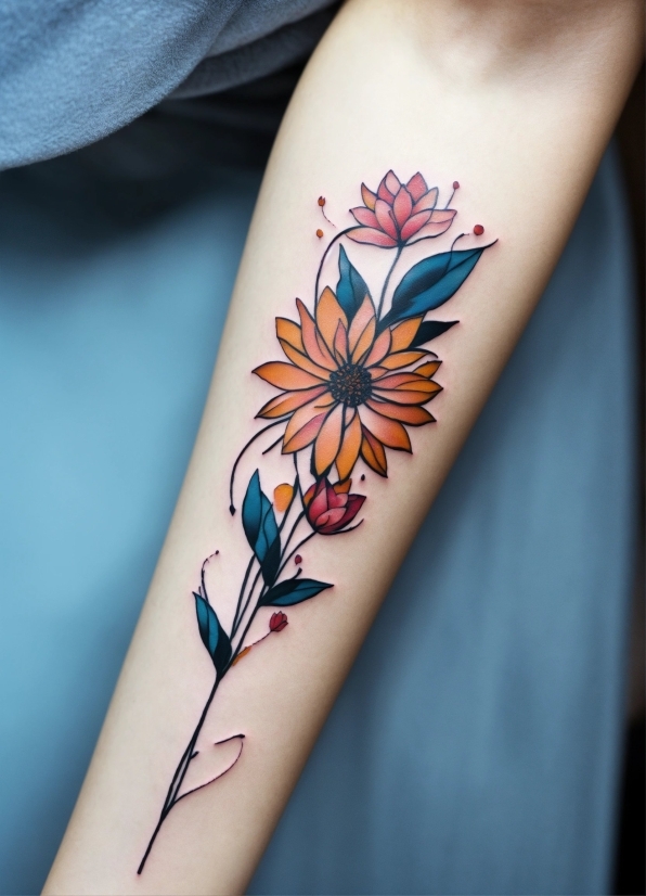Joint, Skin, Flower, Hand, Arm, Shoulder