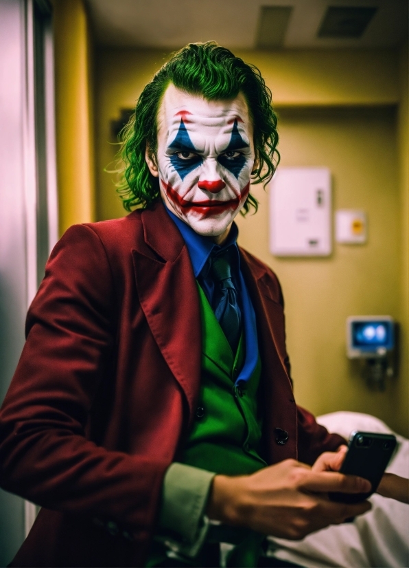 Joker, Tie, Entertainment, Performing Arts, Fun, Eyewear