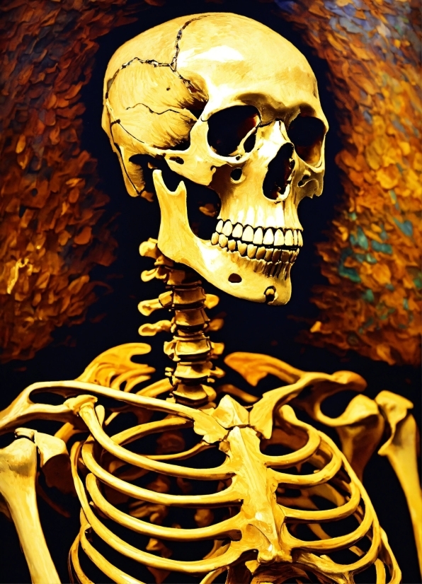 Light, Bone, Jaw, Skull, Skeleton, Human Anatomy