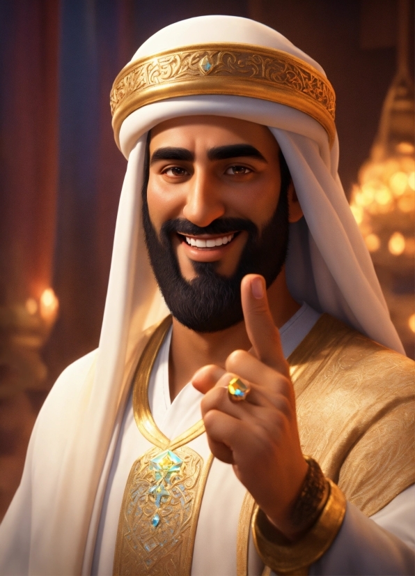 Lunapics, Smile, Hand, Eye, Beard, Temple