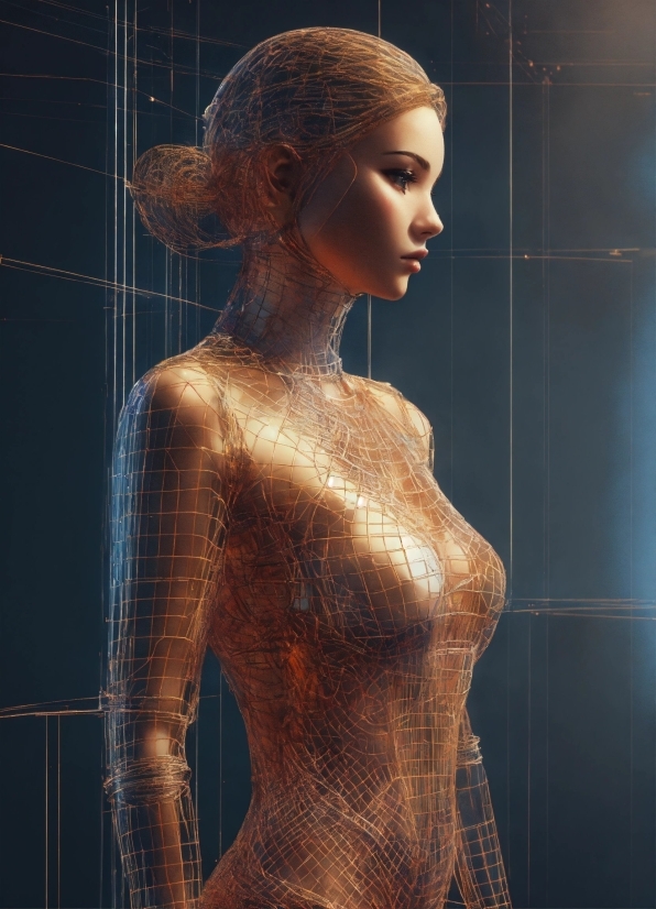 Microsoft Designer, Lip, Eye, Dress, Human Body, Eyelash
