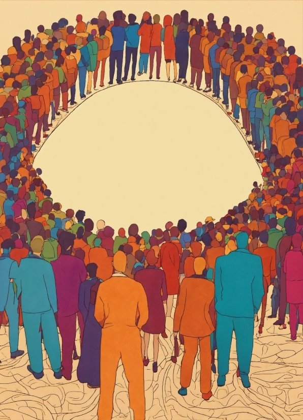Milton Glaser Artworks, World, People In Nature, Organ, Human, Textile