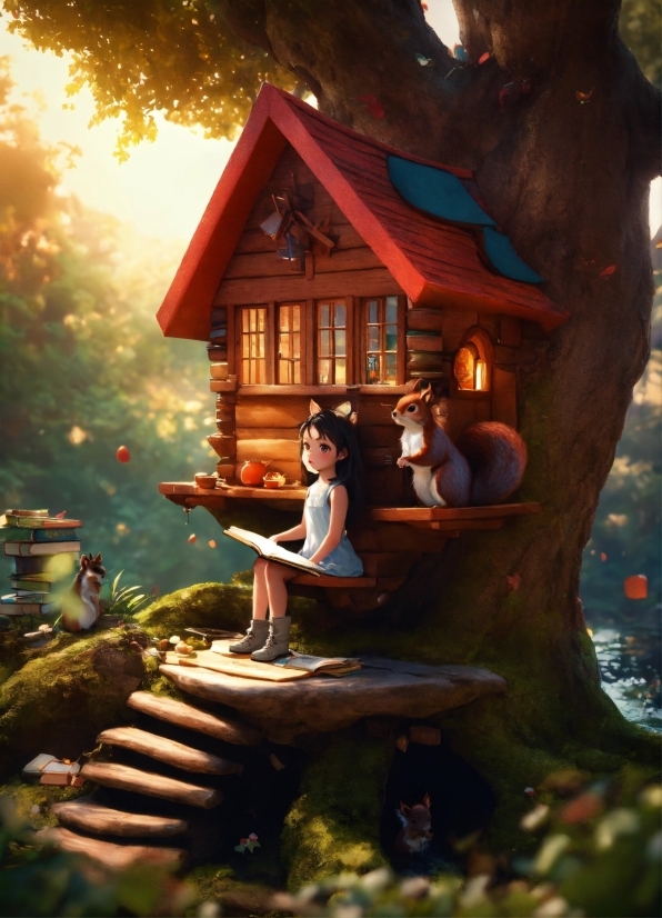 Motion Design Agency, Plant, Window, Tree, People In Nature, House