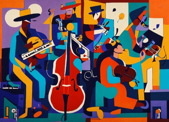 Musical Instrument, Orange, Art, Font, Violin Family, Musician
