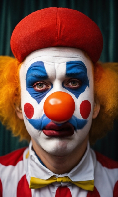 Nose, Chin, Entertainment, Performing Arts, Headgear, Clown