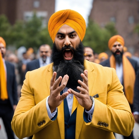Online Image Editor Like Photoshop, Microphone, Beard, Human, Dastar, Orange