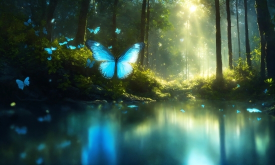 Online Photo Filter Editor, Plant, Water, Butterfly, Pollinator, Arthropod
