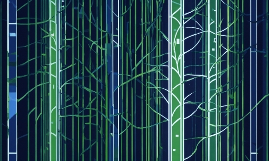 Parallel, Pattern, Terrestrial Plant, Electric Blue, Art, Tints And Shades