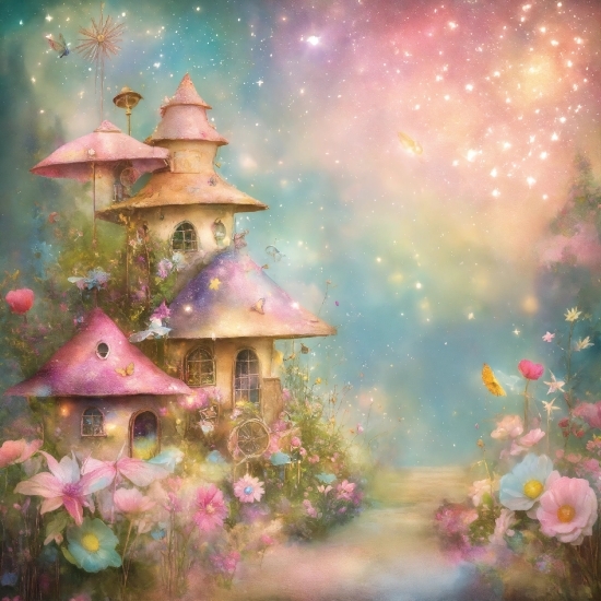 Pencil Drawing Video Maker, Nature, Sky, Plant, Pink, Art