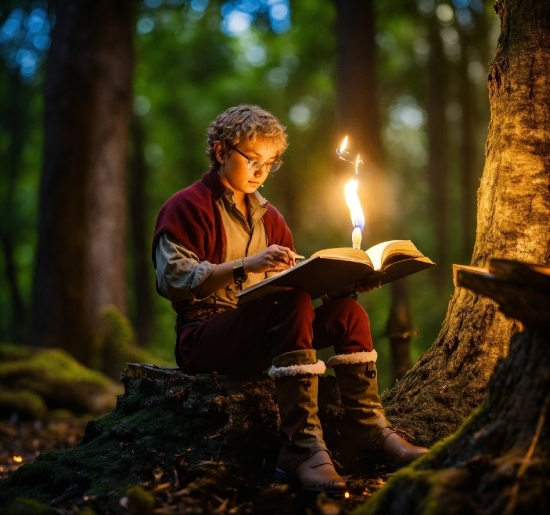 People In Nature, Natural Environment, Candle, Wood, Sunlight, Terrestrial Plant