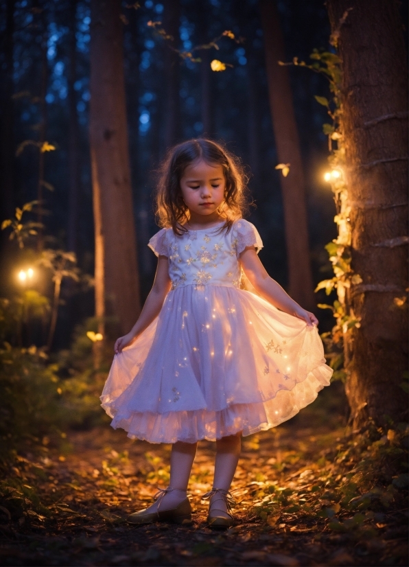 Photo Animation Software, Plant, Hairstyle, Light, Dress, Branch