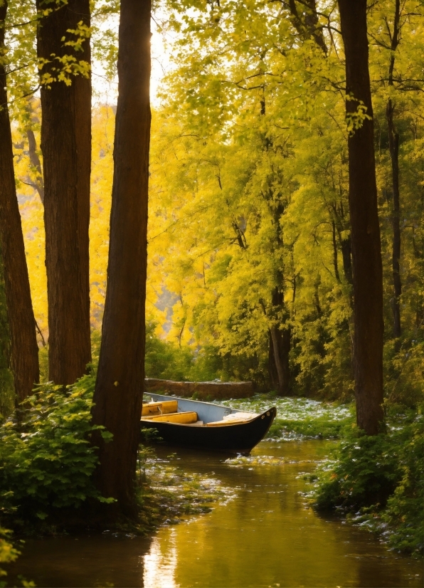 Plant, Boat, Water, Natural Environment, Natural Landscape, Wood