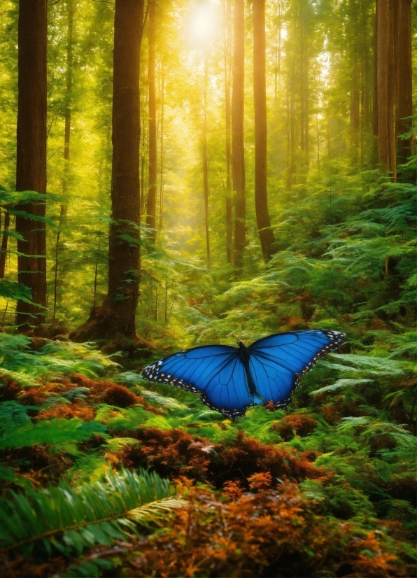 Plant, Ecoregion, Light, Tree, Natural Landscape, Butterfly