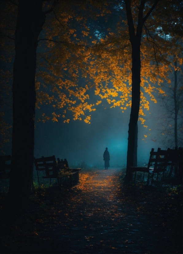 Quick Slideshow Video Maker, Atmosphere, Natural Landscape, Wood, Branch, Dusk