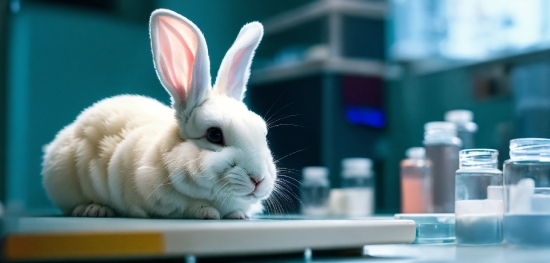Rabbit, Ear, Fluid, Rabbits And Hares, Window, Domestic Rabbit