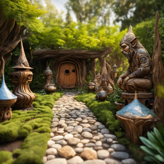 Real View Graphics Solidworks, Plant, Nature, Tree, Temple, Architecture