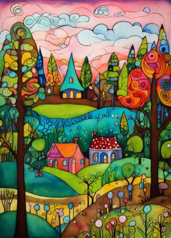 Reverse Image Lookup, Nature, Paint, Textile, Painting, Art