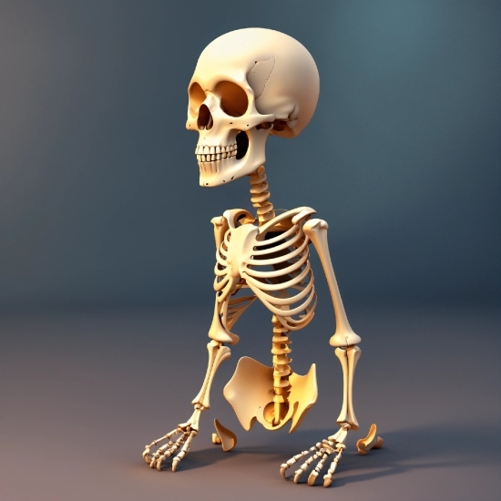Rib, Bone, Skull, Human Anatomy, Skeleton, Art