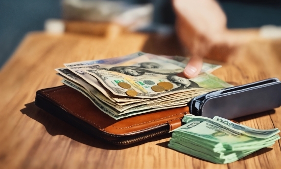Saving, Banknote, Money Handling, Currency, Wood, Money