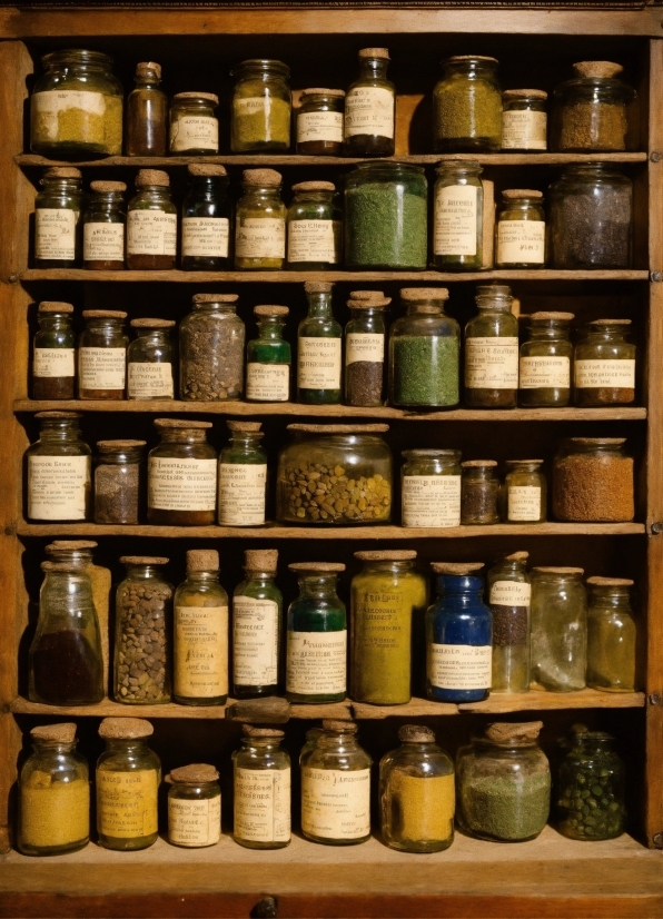 Shelf, Shelving, Mason Jar, Canning, Drink, Preserved Food