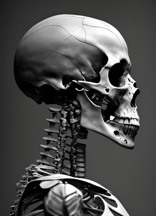 Shoulder, Jaw, Bone, Gesture, Human Anatomy, Skull