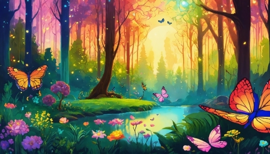 Simple Video Creation Software, Plant, Flower, Butterfly, People In Nature, Pollinator