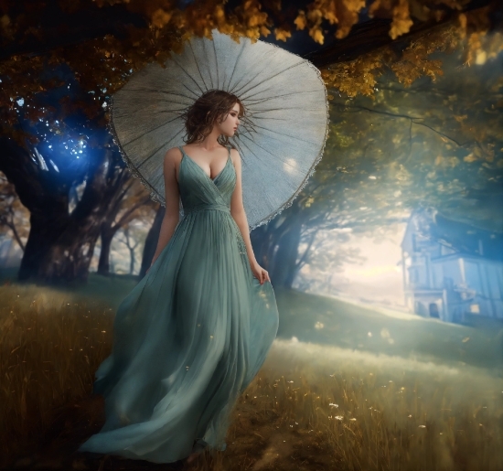 Sky, Nature, Flash Photography, People In Nature, Dress, Cg Artwork