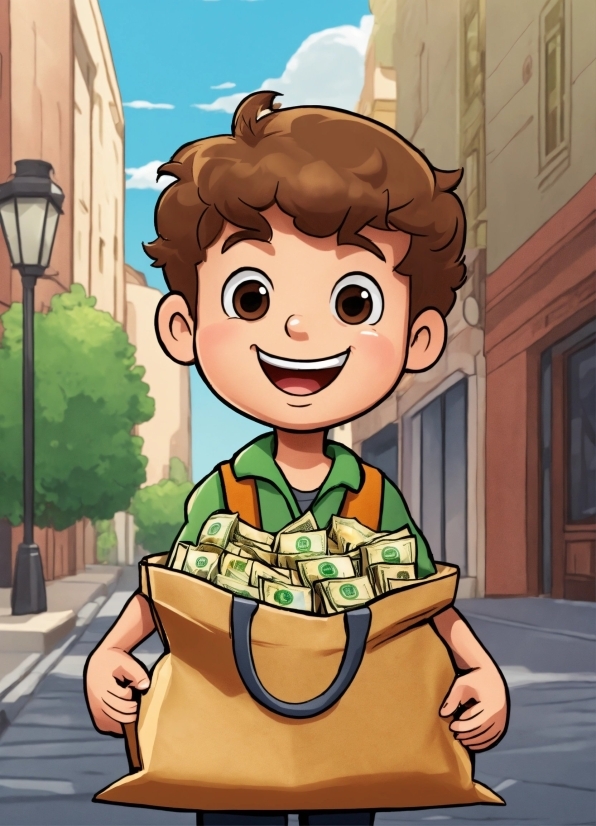 Smartphone Wallpaper Hd, Smile, Street Light, Cartoon, Painting, Art