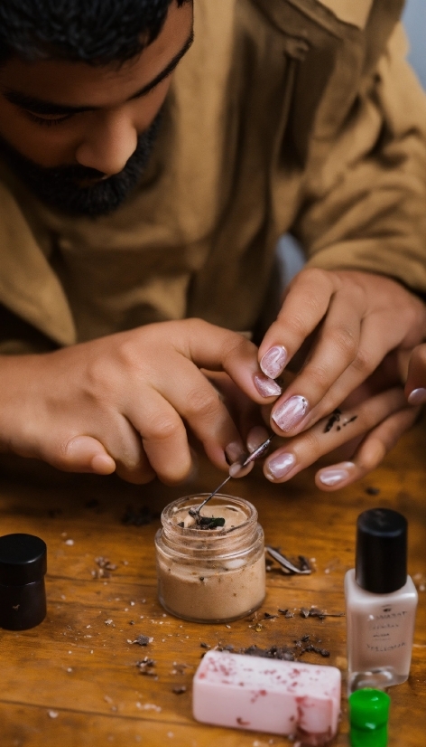 Surya Photos, Hand, Table, Wood, Drinkware, Nail
