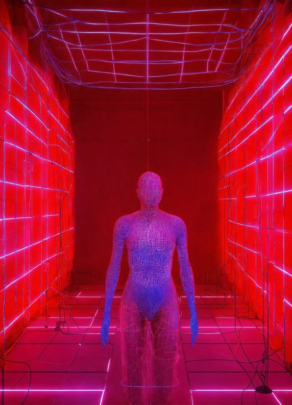 Textured Art, Purple, Lighting, Flooring, Pink, Line