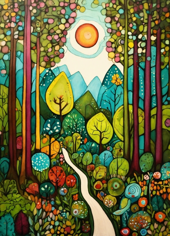 Tiktok Video Creation, Green, Art Paint, Botany, Organism, Art