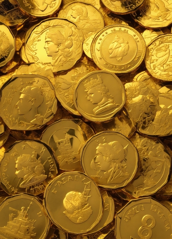 Treasure, Saving, Coin, Amber, Money Handling, Gold