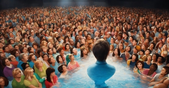 Water, Photograph, Human Body, Happy, Fun, Crowd