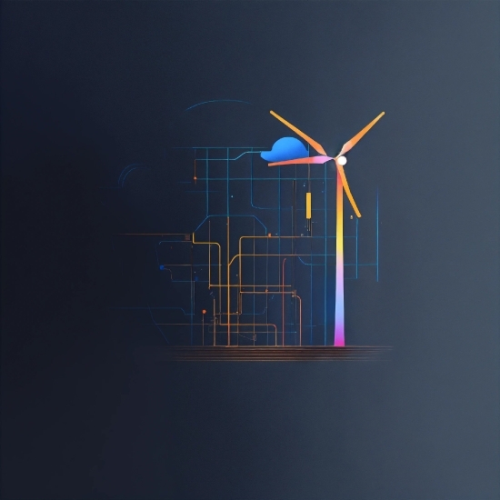Windmill, Wind Farm, Wind Turbine, Electricity, Electric Blue, Wind