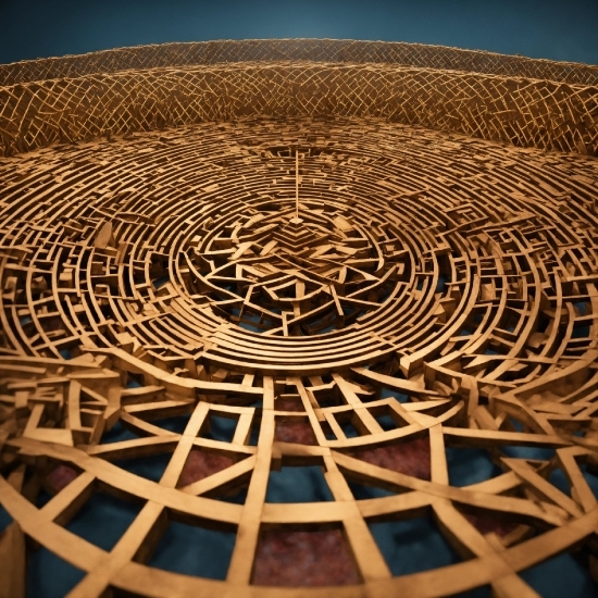 Wood, Art, Symmetry, Circle, Pattern, Sky