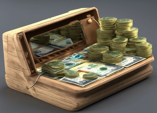 Wood, Coin, Money Handling, Banknote, Money, Cash