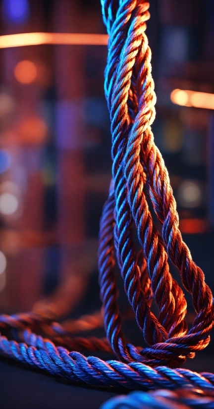 Wood, Electric Blue, Art, Close-up, Rope, Event