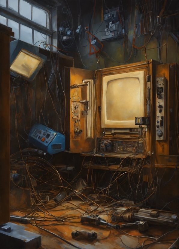 Wood, Television, Television Set, Analog Television, Machine, Technology