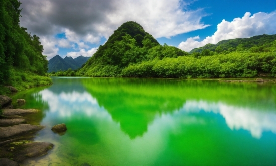 Xara Photo Editor, Cloud, Sky, Water, Water Resources, Mountain